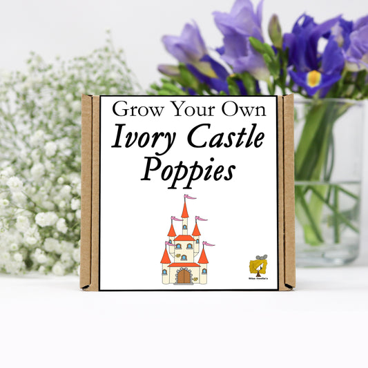 Grow Your Own Ivory Castle Poppies From Seeds