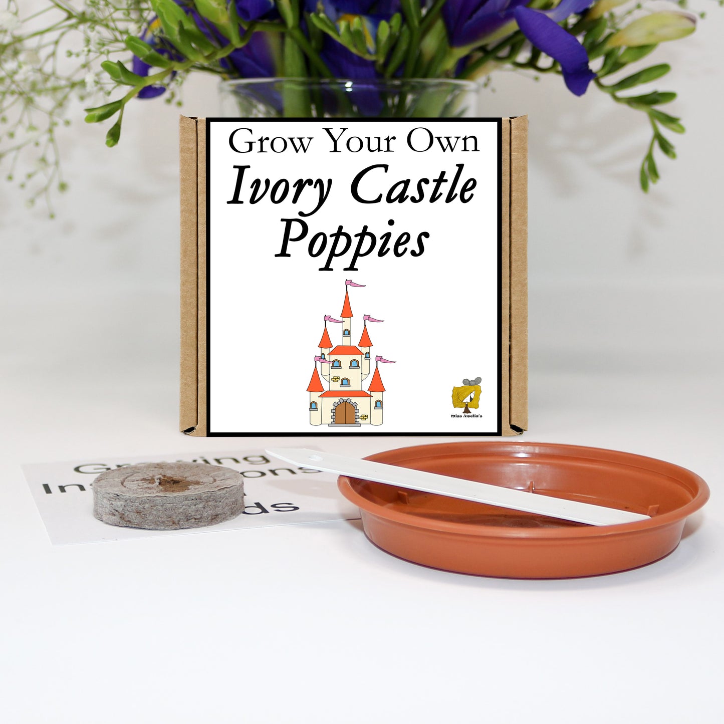 Grow Your Own Ivory Castle Poppies From Seeds